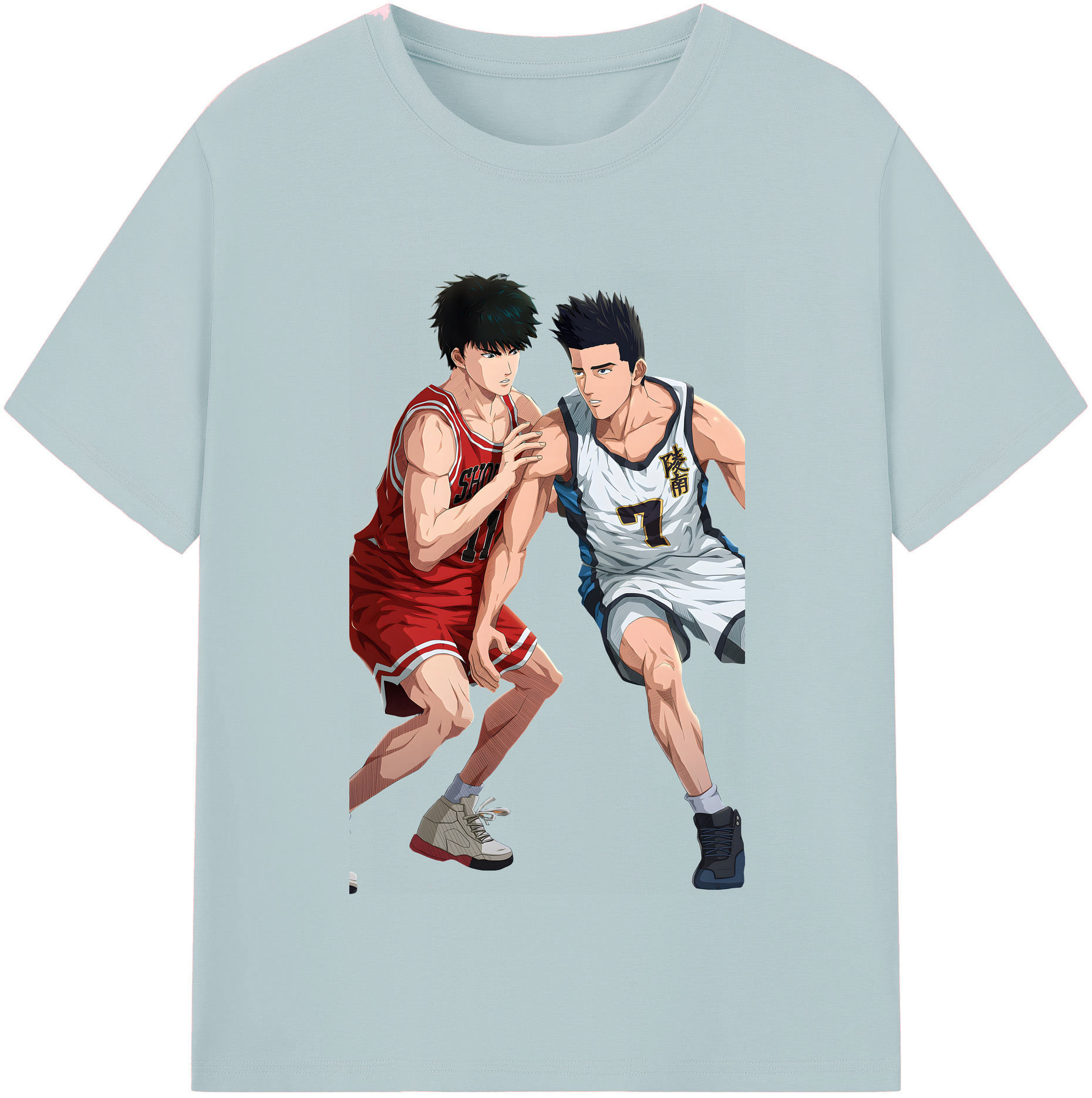 （画像用） SLAM DUNK／スラムダンク 綿100％半袖Tシャツ（フロントプリント）